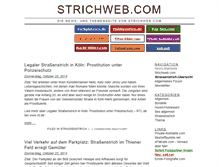 Tablet Screenshot of news.strichweb.com
